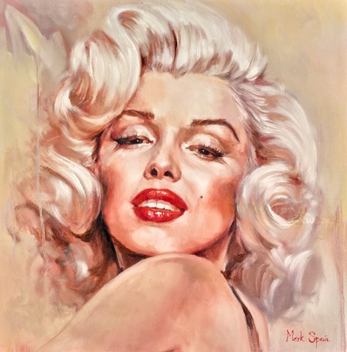 Marilyn by Mark Spain - Original Painting on Board
